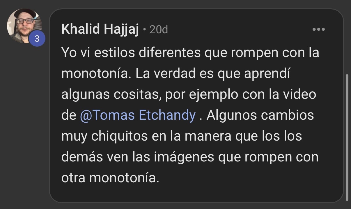 Comentario 3